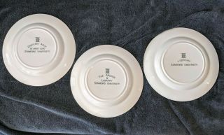 Antique Spode dinner plates of Stanford University.  Set of 12 8