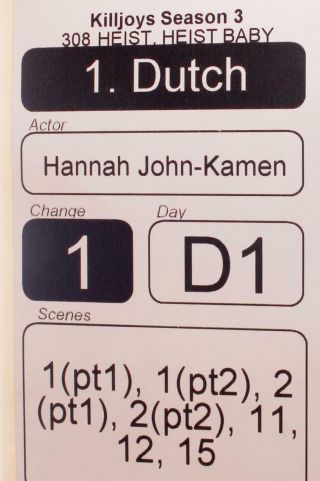 Killjoys Dutch Hannah John - Kamen Screen Worn Shirt & Pants Ep 305 & 308 5