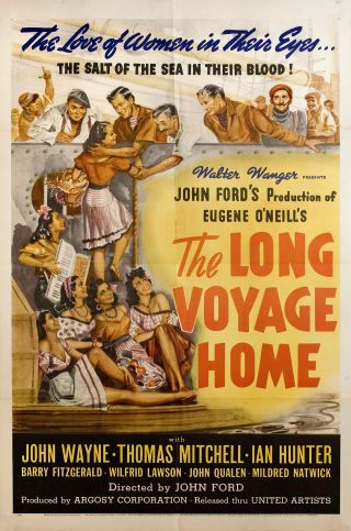 The Long Voyage Home 1940 U.  S.  One Sheet Poster