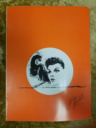 The Story Of Judy Garland Souvenir Book Brochure With Program