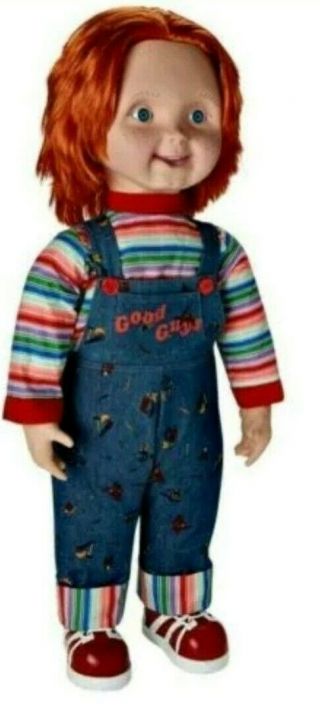 Chucky Child ' s Play 2 Good Guys Doll W/PROP GOOD GUY CEREAL,  HAMMER,  HAT & KNIFE 4