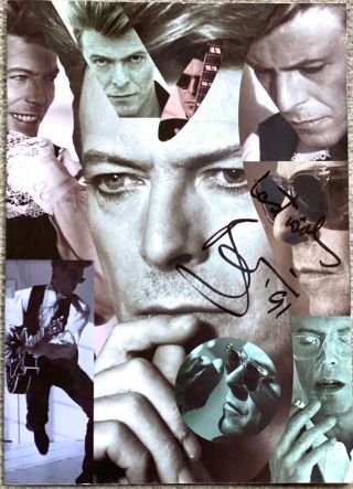 David Bowie Signed Sound And Vision Programme Great Big Autograph