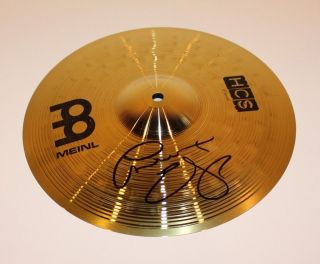 The Moody Blues Drummer Graeme Edge Signed 12 " Drum Cymbal Splash W/coa Proof