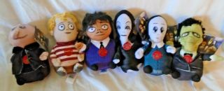 The Addams Family Theme Song Set Of 6 Complete) 6 " Singing Plush Dolls Toy Nwt