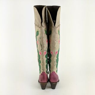 Miranda Lambert JUNK GYPSY by LANE Multi Colored Cactus Patch Boots No Size 4