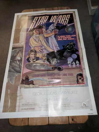 Star Wars 1977 Movie Poster Circus Style D Drew Struzan Art 27x41