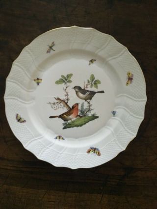 Herend Rothschild Bird China Dinnerware (5 - Piece Place Setting) Set of Six 5