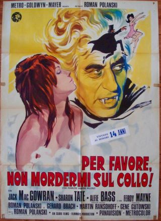 Fearless Vampire Killers Italian 2f Movie Poster 39x55 Polanski Sharon Tate