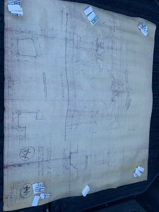 VTG HORROR MOVIE STAGE PROP BLUEPRINT POSTER 1935 MAD LOVE THEATER OF HORROR 3