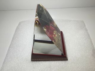 Steuben Glass Presentation Piece Prism of the Eagle by James Houston 1029 5