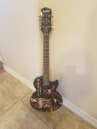 Hinder - Autographed Wrapped Electric Guitar - Signed By All 5 Band Members