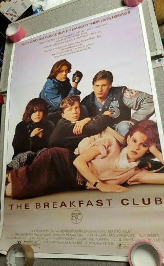 The Breakfast Club (1984) Movie Poster - Rolled