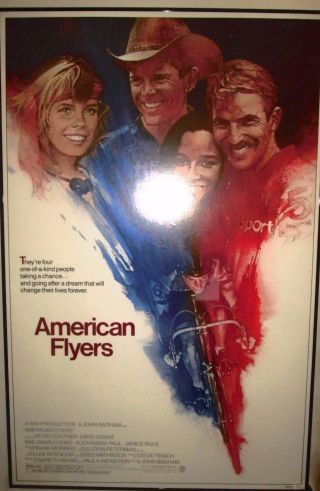 American Flyers 1985 Movie Poster Drama Sport Frame