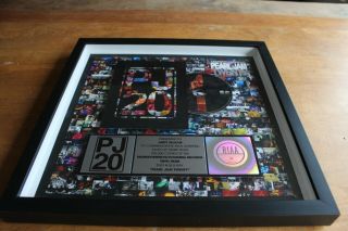 Pearl Jam - USA RIAA Platinum DVD Award / Twenty - 2