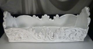 Astier de Villatte French Ceramic Rectangular Box 17.  5 