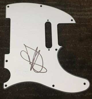 Jonny Greenwood Radiohead Signed Autograph Telecaster Guitar Pickguard W/proof