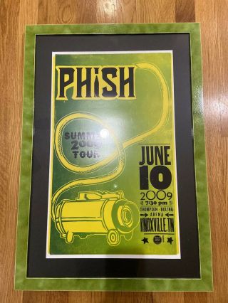 Phish Knoxville Hatch Print / Poster Not Pollock Framed