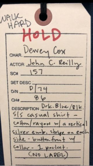 John C Reilly’s Screen Worn Shirt from the film “Walk Hard:The Dewey Cox Story” 4