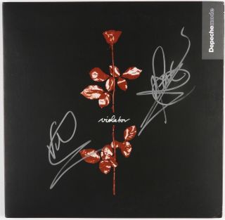 Depeche Mode Signed Autograph Violator Record Album Beckett Vinyl