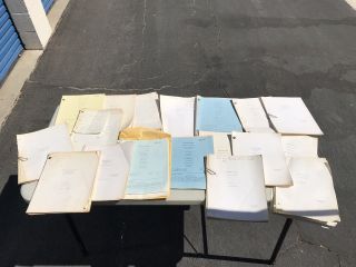 Rare One Day At A Time Movie Scripts With Production Papers
