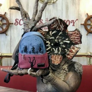 Stranger Things Loungefly Backpack Upside Down Sdcc 2019 Exclusive In Hand