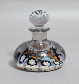 A Very Attractive Vintage Early Scottish Glass Paperweight Inkwell,  Paul Ysart