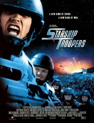 Starship Troopers 2 Sided One Sheet Rolled Never Folded Near