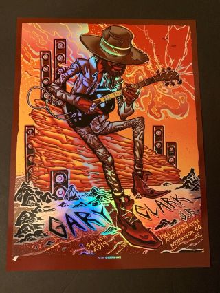 Gary Clark Jr Red Rocks Foil Variant Poster Print Munk One X/30 Denver 9/4/2019