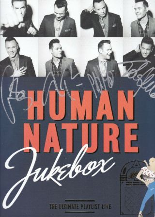 Human Nature The Motown Show Autographed & Signed Program Venetian Las Vegas