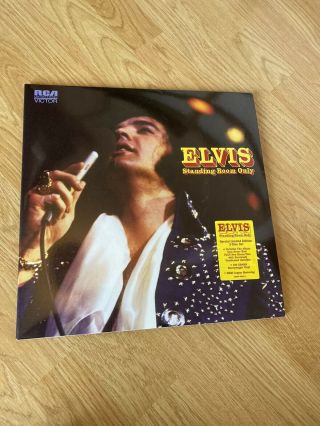 Elvis Presley Standing Room Only Ftd Vinyl Lp Includes Hyper Sticker -