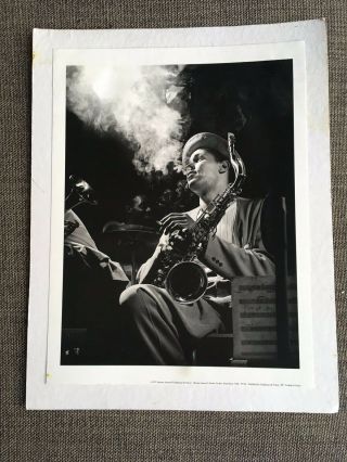 Herman Leonard Print Jazz Dexter Gordon Royal Roost Approx 9x12 Printed France