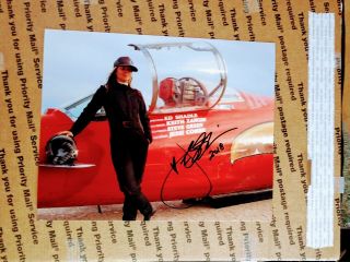 Jessi Combs signed auto 8x10 rare inperson Fastest Woman on 4 Wheels TV Host 5