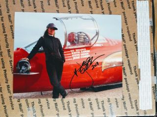 Jessi Combs signed auto 8x10 rare inperson Fastest Woman on 4 Wheels TV Host 6