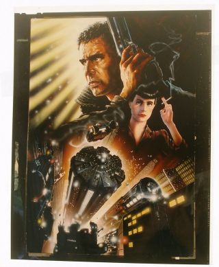 Blade Runner (1982) Ridley Scott Sci - Fi Rare Artwork Transparency
