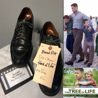 Brad Pitt’s Screen Worn Shoes From The Film “ The Tree Of Life” Size 10 1/2