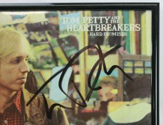 Tom Petty And The Heartbreakers " Hard Promises " Autographed,  Signed Album W/coa