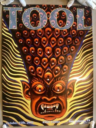 Tool San Antonio Concert Poster.  Art By Alex Grey.  Very Limited