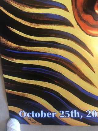 Tool San Antonio Concert Poster.  Art By Alex Grey.  Very Limited 2