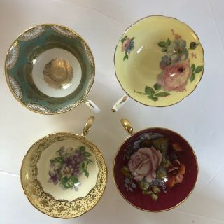 Paragon By Appointment To Her Majesty The Queen And Aynsley Teacups Mismatched