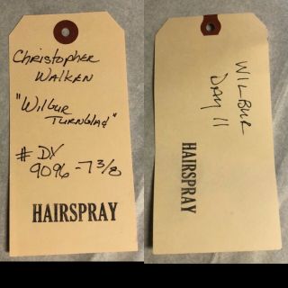 Christopher Walken’s Screen Worn Hat from the film “Hairspray” “Wilbur Turnblad” 4
