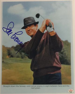 Sean Connery Signed Color Photo Paas “golf Photo”