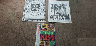Kiss Posters - Set Of 2 Different.  Poster Art - 1976 General Mills