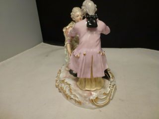 Meissen Victorian lady Visiting the EYE DOCTOR figurine 0174 August Ringler 5