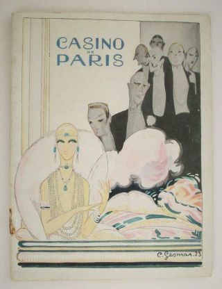 1925 Casino De Paris Theater Program With Chevalier Dolly Sisters.  Gesmar Cover