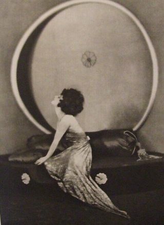 Vintage Photo Actress Alla Nazimova In Camille Art Deco Great