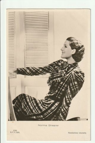 Norma Shearer 1930s Photo Postcard