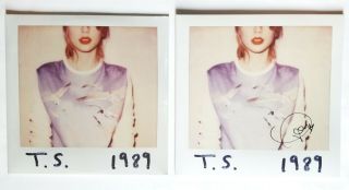 Taylor Swift Singer Real Hand Signed 1989 Double 2x Vinyl 3 Autographed
