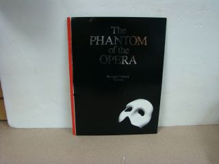 Phantom Of The Opera 1989 Musical Souvenir Program Pantages Theatre Toronto