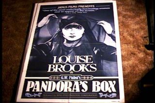 Pandoras Box Orig Movie Poster R72 Louise Brooks Classic