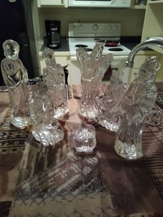 Six Piece Waterford Crystal Nativity Set